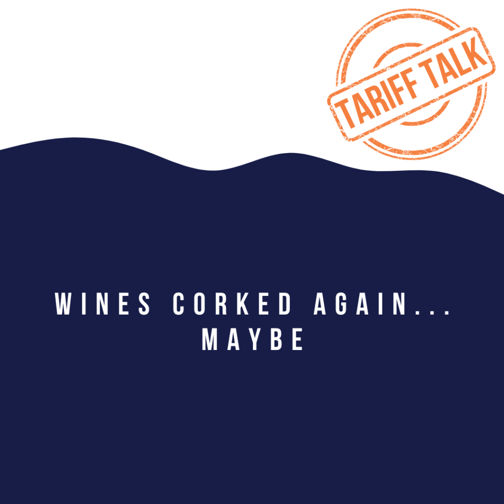 Wines Corked Again...Maybe