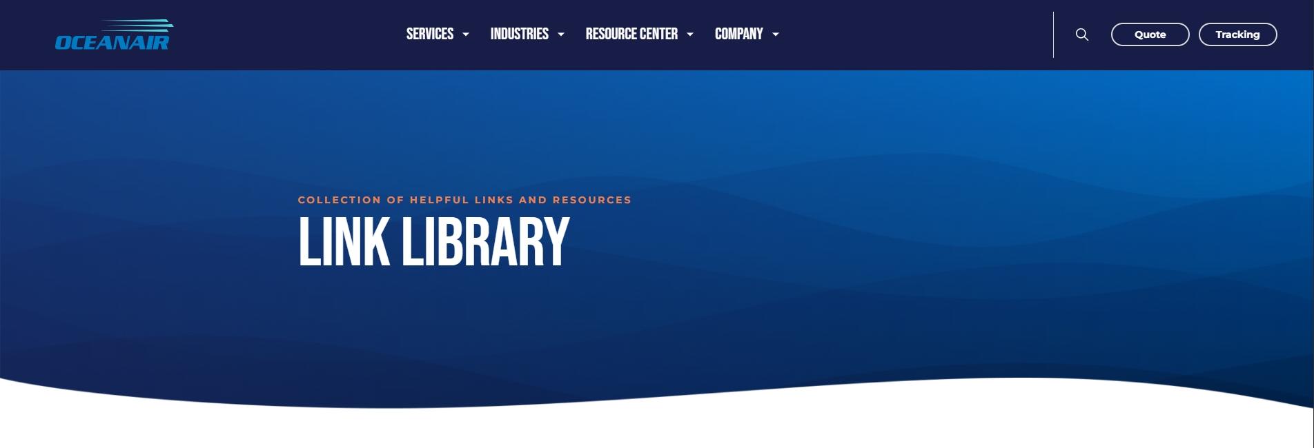 Link Library - OCEANAIR | Your Global Logistics Partner